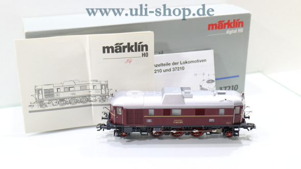 Märklin H0 37210 Diesellok Wechselstrom digital Galeriebild - zum Vergrößern bitte auf das Bild klicken