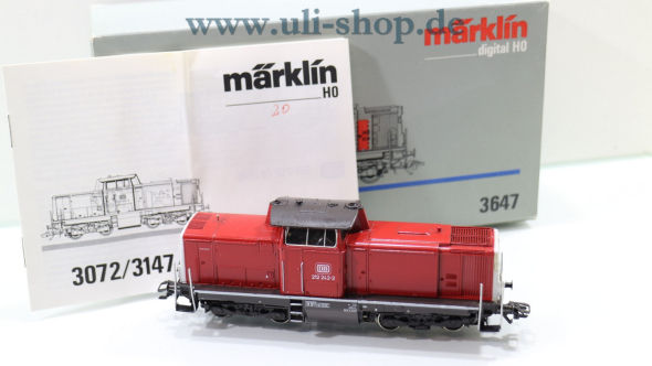 Märklin H0 3647 Diesellok Wechselstrom digital Galeriebild - zum Vergrößern bitte auf das Bild klicken