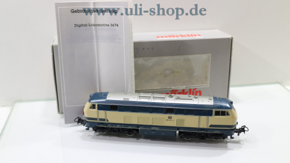 Märklin H0 3674 Diesellok Wechselstrom digital Galeriebild - zum Vergrößern bitte auf das Bild klicken