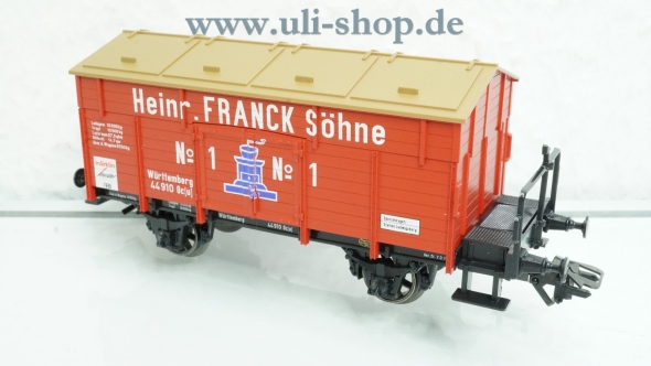 Märklin H0 46969 Güterwagen Franck & Söhne der K.W.St.E. Insider Jahreswagen 1996 wenig bespielt/gebraucht Wechselstrom OVP