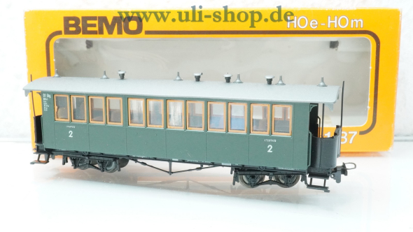 Bemo H0e 3011 Personenwagen Gleichstrom Galeriebild - zum Vergrößern bitte auf das Bild klicken