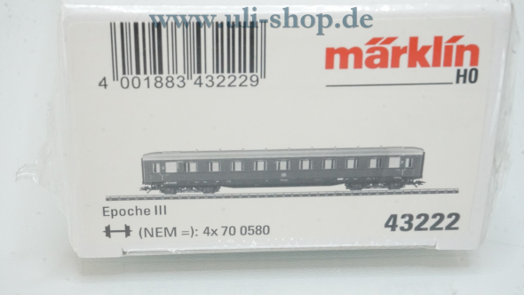 Märklin H0 43222 Personenwagen Wechselstrom Bild 2