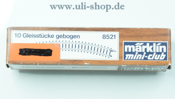 Märklin Z 8521 Gleismaterial Galeriebild - zum Vergrößern bitte auf das Bild klicken