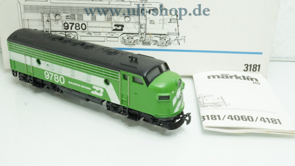 Märklin H0 3181 Diesellok Wechselstrom analog Galeriebild - zum Vergrößern bitte auf das Bild klicken