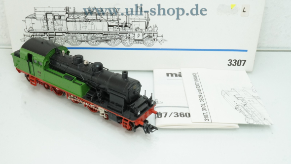 Märklin H0 3307 Dampflok Wechselstrom analog Galeriebild - zum Vergrößern bitte auf das Bild klicken