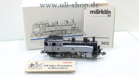 Märklin H0 3412 Dampflok Wechselstrom delta Galeriebild - zum Vergrößern bitte auf das Bild klicken