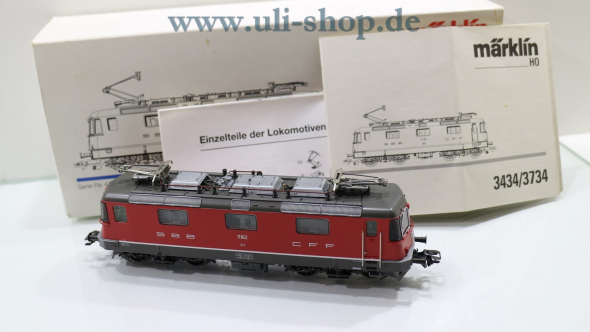 Märklin H0 3434 E-Lok Wechselstrom delta Galeriebild - zum Vergrößern bitte auf das Bild klicken