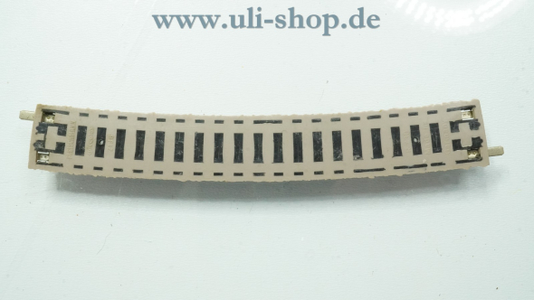 Preview: Fleischmann N 2136 Gleismaterial piccolo Gleis gebogen 1/2 R: 430 mm 15° wenig gebraucht