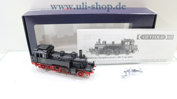 Gützold H0 37100 Dampflok Gleichstrom analog Galeriebild - zum Vergrößern bitte auf das Bild klicken