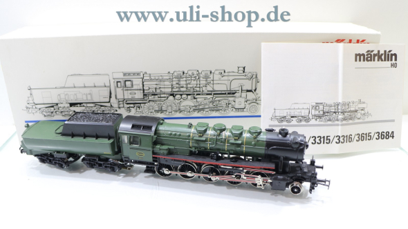 Märklin H0 3316 Dampflok Wechselstrom analog Galeriebild - zum Vergrößern bitte auf das Bild klicken