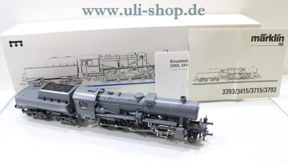 Märklin H0 3393 Dampflok Wechselstrom delta Galeriebild - zum Vergrößern bitte auf das Bild klicken