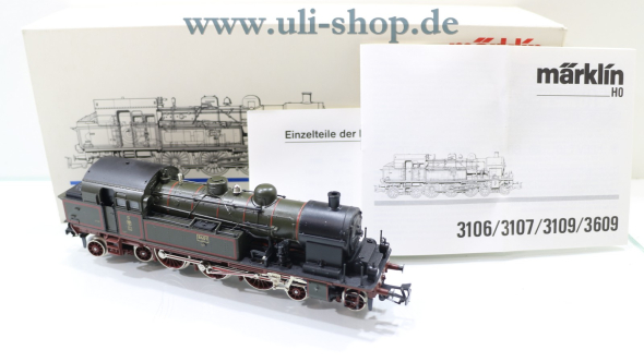 Märklin H0 3109 Dampflok Wechselstrom analog Galeriebild - zum Vergrößern bitte auf das Bild klicken