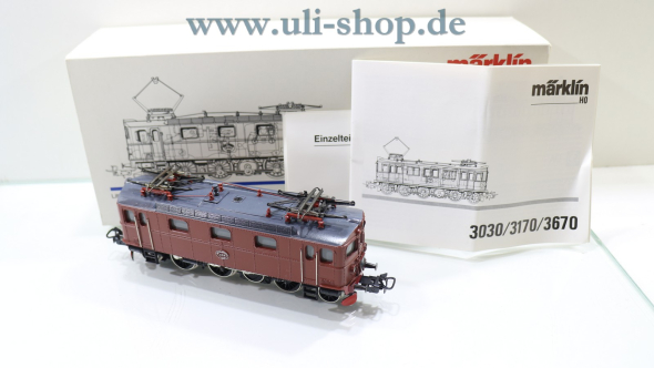 Märklin H0 3030 E-Lok Wechselstrom analog Galeriebild - zum Vergrößern bitte auf das Bild klicken