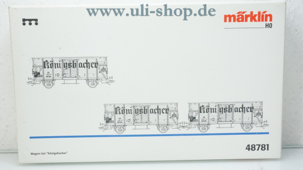 Märklin H0 48781 Wagenpackung Wechselstrom Galeriebild - zum Vergrößern bitte auf das Bild klicken