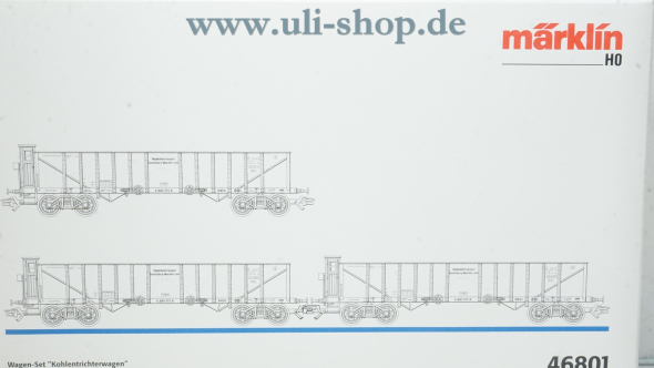 Märklin H0 46801 Wagenpackung Wechselstrom Galeriebild - zum Vergrößern bitte auf das Bild klicken