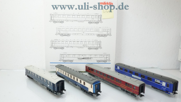 Märklin H0 42752 Wagenpackung Wechselstrom Galeriebild - zum Vergrößern bitte auf das Bild klicken