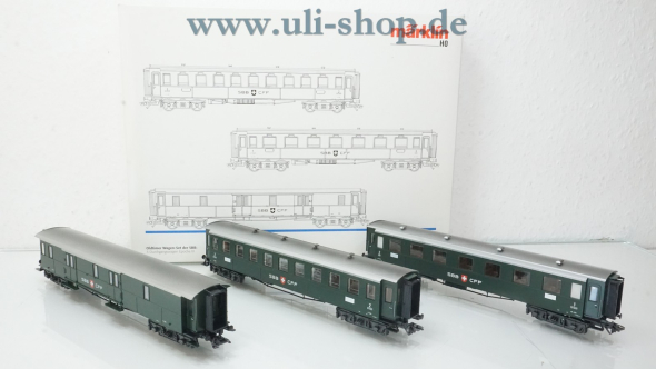 Märklin H0 42383 Wagenpackung Wechselstrom Galeriebild - zum Vergrößern bitte auf das Bild klicken