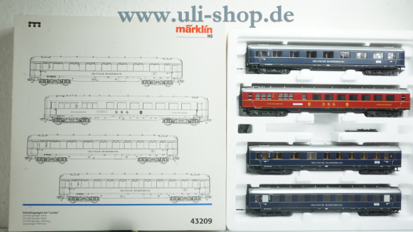 Märklin H0 43209 Wagenpackung Wechselstrom Galeriebild - zum Vergrößern bitte auf das Bild klicken