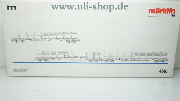 Märklin H0 4516 Wagenpackung Wechselstrom Galeriebild - zum Vergrößern bitte auf das Bild klicken