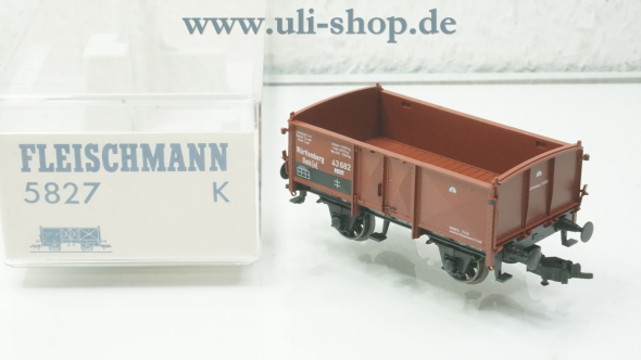 Fleischmann H0 5827 K Güterwagen Gleichstrom Galeriebild - zum Vergrößern bitte auf das Bild klicken