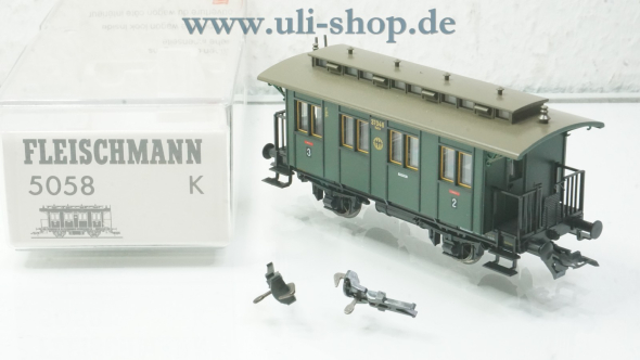 Fleischmann H0 5058 K Personenwagen Gleichstrom Galeriebild - zum Vergrößern bitte auf das Bild klicken