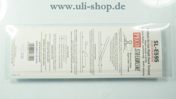 Preview: Peco H0 SL-E595 Gleismaterial Gleichstrom Bild 2