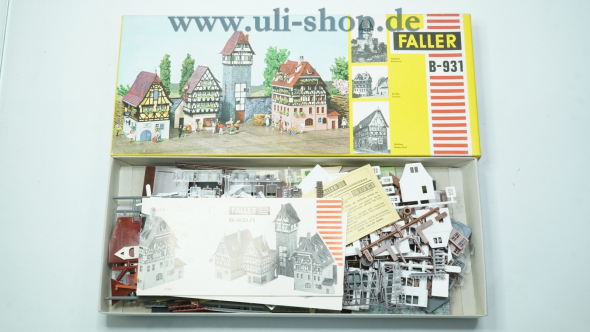 Faller H0 B-931 Modellhaus Galeriebild - zum Vergrößern bitte auf das Bild klicken