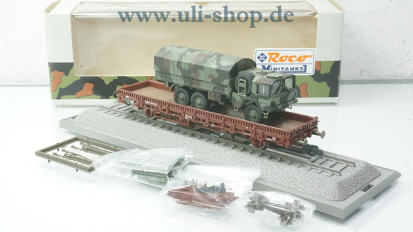 Roco Minitanks H0 827 Güterwagen Gleichstrom Galeriebild - zum Vergrößern bitte auf das Bild klicken