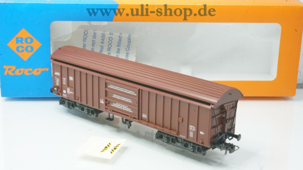 Roco H0 4358S Güterwagen Gleichstrom Galeriebild - zum Vergrößern bitte auf das Bild klicken