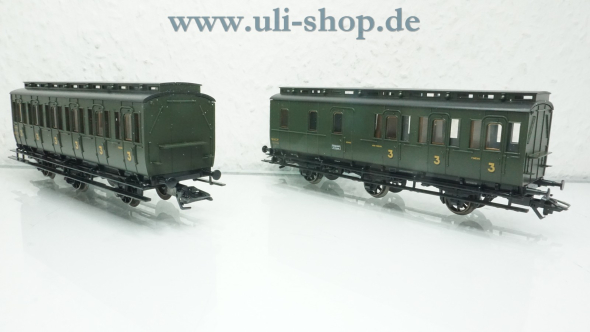 Märklin H0 42040 Wagenpackung Abteilwagen der SNCF wenig bespielt/gebraucht Wechselstrom OVP