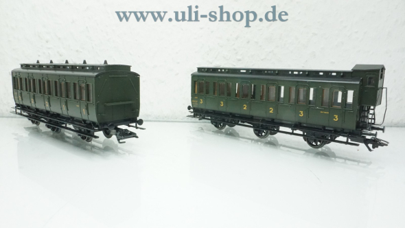 Märklin H0 42040 Wagenpackung Abteilwagen der SNCF wenig bespielt/gebraucht Wechselstrom OVP