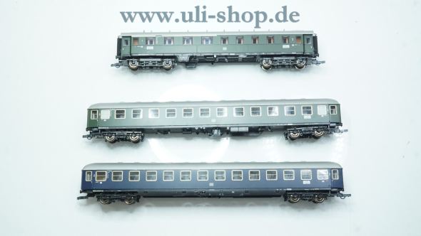 Roco H0 64033 Wagenpackung Reisezugwagen-Set Riviera Express der DB wenig bespielt/gebraucht Wechselstrom OVP