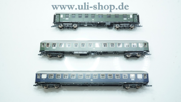 Roco H0 64033 Wagenpackung Reisezugwagen-Set Riviera Express der DB wenig bespielt/gebraucht Wechselstrom OVP