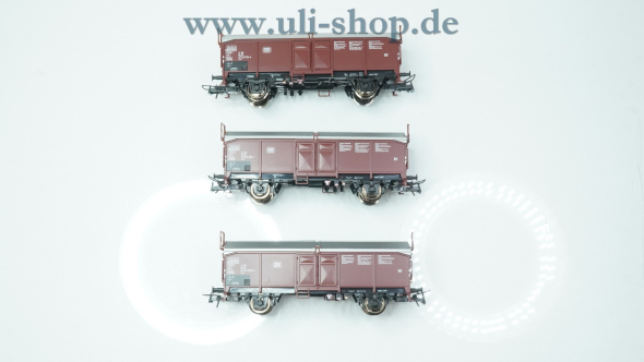 Roco H0 66153 Wagenpackung Schiebedachwagen 3-teilig der DB neuwertig Gleichstrom OVP