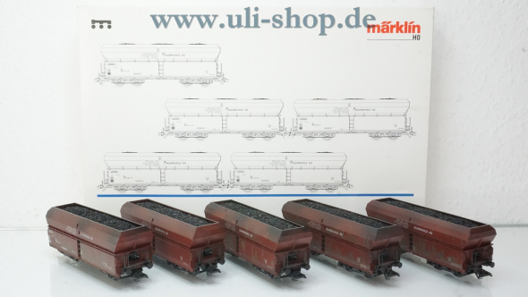 Märklin H0 4824 Wagenpackung Ruhrkohle AG wenig bespielt/gebraucht Wechselstrom OVP