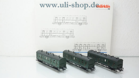Märklin H0 43972 Wagenpackung Wechselstrom Galeriebild - zum Vergrößern bitte auf das Bild klicken