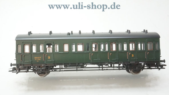 Märklin H0 43972 Wagenpackung Coffret de voitures SNCF. Drei ältere Personenwagen 2.Klasse der SNCF wenig bespielt/gebraucht Wechselstrom OVP