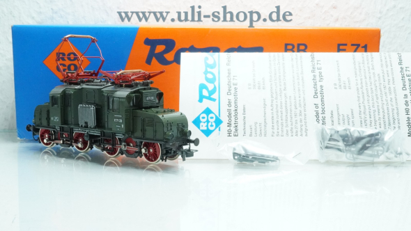 Roco H0 04196 A E-Lok Gleichstrom analog Galeriebild - zum Vergrößern bitte auf das Bild klicken
