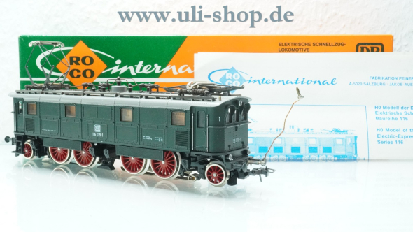 Roco H0 14143 E-Lok Wechselstrom analog Galeriebild - zum Vergrößern bitte auf das Bild klicken