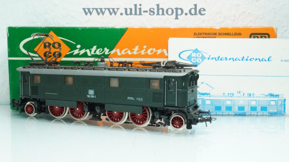 Roco H0 14143 E-Lok Wechselstrom analog Galeriebild - zum Vergrößern bitte auf das Bild klicken