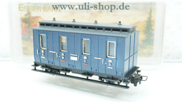 Egger H0e 2006 Personenwagen Gleichstrom analog Galeriebild - zum Vergrößern bitte auf das Bild klicken