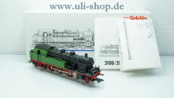 Märklin H0 3307 Dampflok Wechselstrom analog Galeriebild - zum Vergrößern bitte auf das Bild klicken