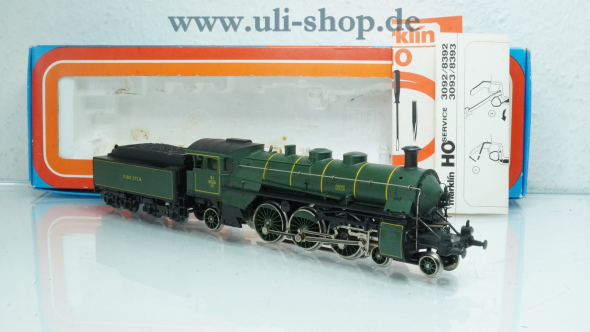Märklin H0 3092 Dampflok Wechselstrom analog Galeriebild - zum Vergrößern bitte auf das Bild klicken