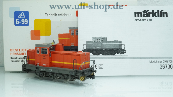Märklin H0 36700 Diesellok Wechselstrom digital Galeriebild - zum Vergrößern bitte auf das Bild klicken