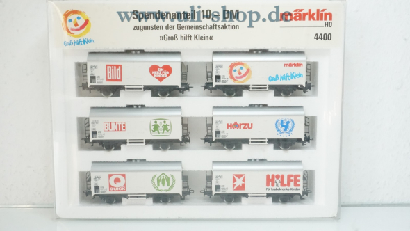 Märklin H0 4400 Wagenpackung Wechselstrom Galeriebild - zum Vergrößern bitte auf das Bild klicken