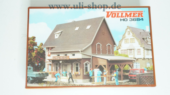 Vollmer H0 3684 Modellhaus Galeriebild - zum Vergrößern bitte auf das Bild klicken