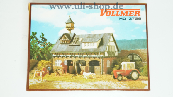 Vollmer H0 3726 Modellhaus Galeriebild - zum Vergrößern bitte auf das Bild klicken