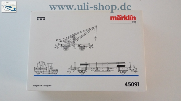 Märklin H0 45091 Wagenpackung Wechselstrom Galeriebild - zum Vergrößern bitte auf das Bild klicken