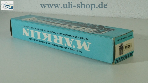 Märklin H0 4089 Leerkarton ohne Inhalt gebrauchter Zustand (A2 190)