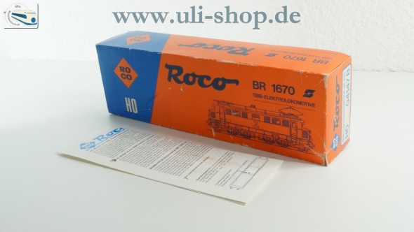 Roco H0 04147 B Leerkarton Galeriebild - zum Vergrößern bitte auf das Bild klicken